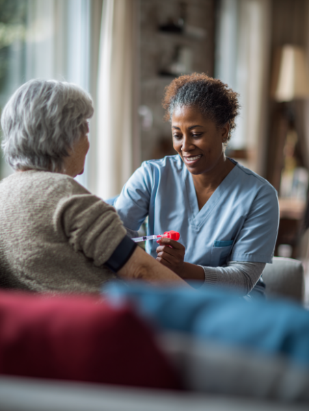 infirmière pour personnes dépendantes